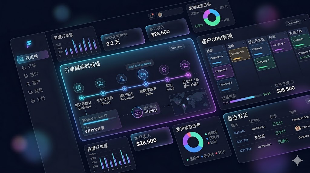 业务前台界面
